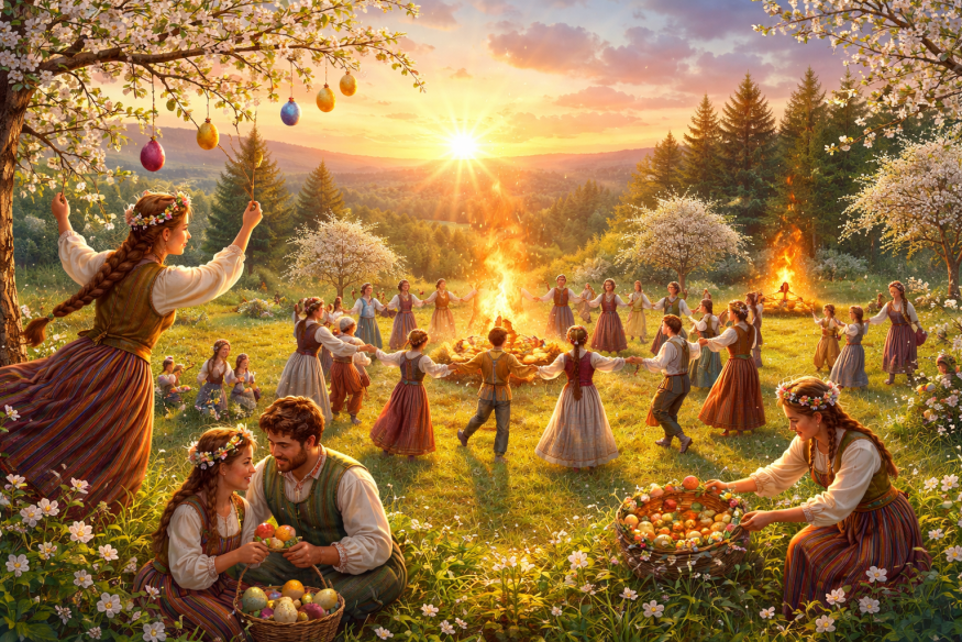 Весеннее солнцестояние: древние традиции встречи весны