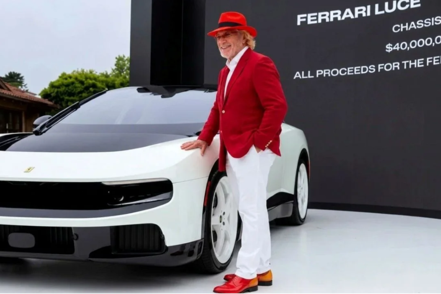 Первую в истории электрическую Ferrari продали за рекордную сумму